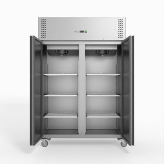 S/S Double Door Upright Fridge - FED-X XURC1200SFV