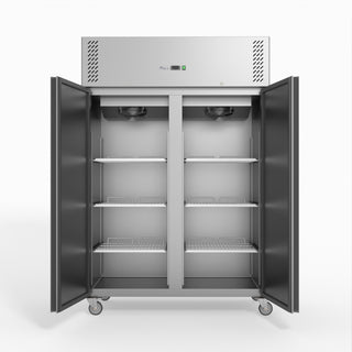 S/S Double Door Upright Freezer - FED-X XURF1200SFV