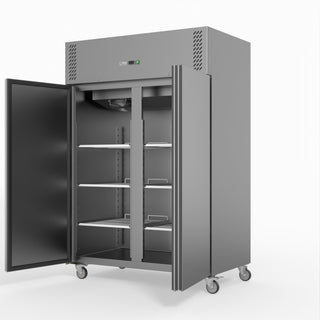 S/S Double Door Upright Fridge - FED-X XURC1200SFV