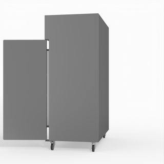 S/S Double Door Upright Fridge - FED-X XURC1200SFV