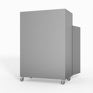 S/S Double Door Upright Fridge - FED-X XURC1200SFV