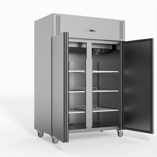 S/S Double Door Upright Fridge - FED-X XURC1200SFV