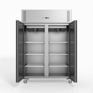 S/S Double Door Upright Fridge - FED-X XURC1200SFV