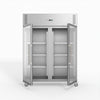 FED-X S/S Two Full Glass Door Upright Freezer XURF1410G2V