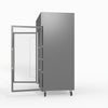 FED-X S/S Two Full Glass Door Upright Fridge XURC1410G2V
