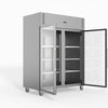 S/S Two Full Glass Door Upright Freezer - FED-X XURF1410G2V