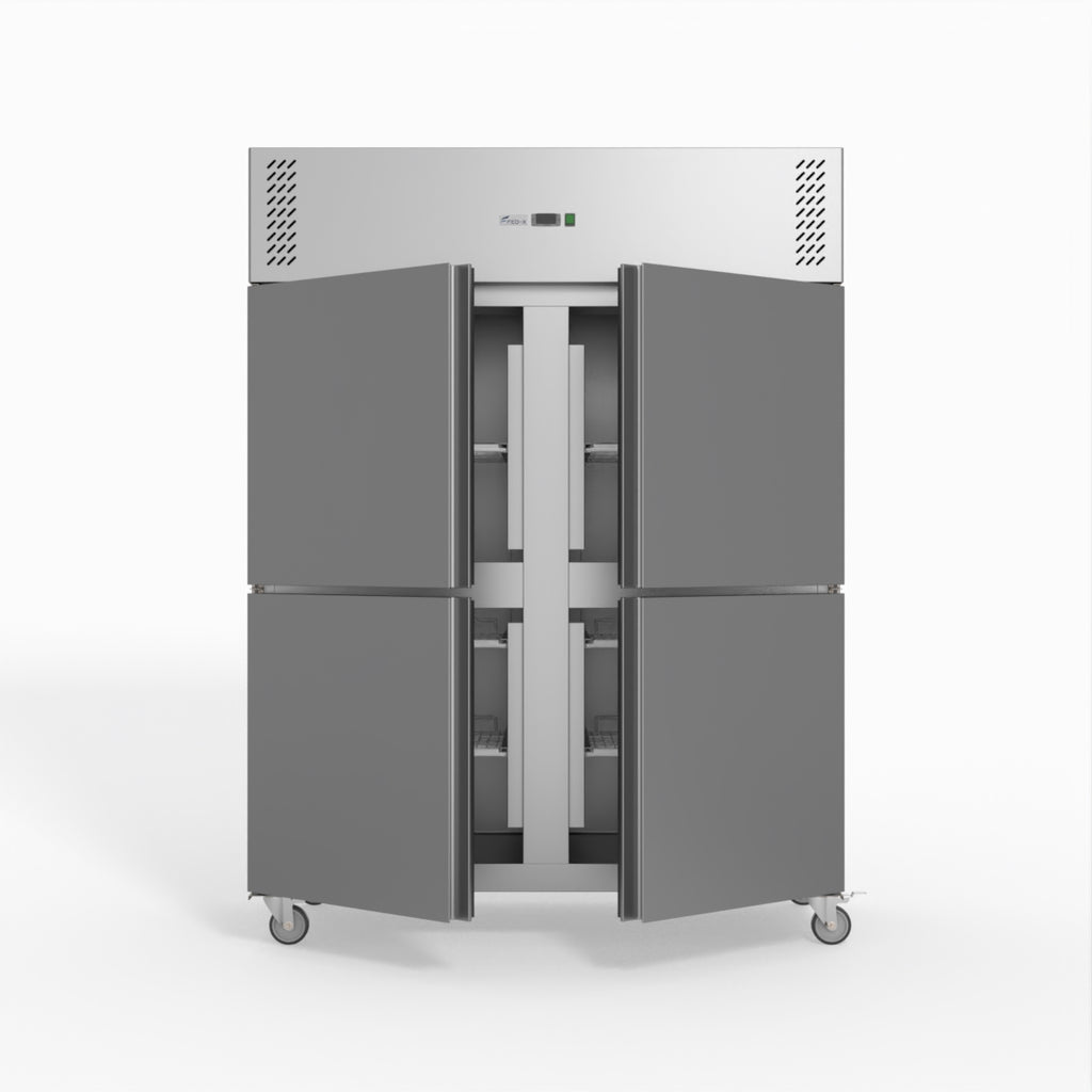 FED-X S/S Four Door Upright Freezer XURF1410S2V