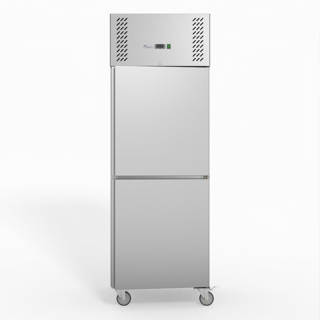 FED-X S/S Two Door Upright Fridge XURC600S1V