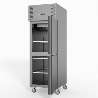 S/S Two Door Upright Fridge - FED-X XURC600S1V