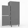 FED-X S/S Two Door Upright Fridge XURC600S1V