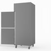 FED-X S/S Two Door Upright Fridge XURC600S1V