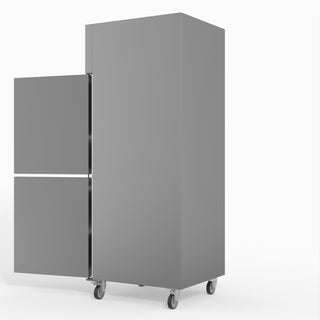 S/S Two Door Upright Fridge - FED-X XURC600S1V