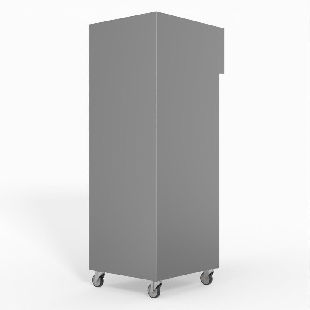 S/S Two Door Upright Fridge - FED-X XURC600S1V