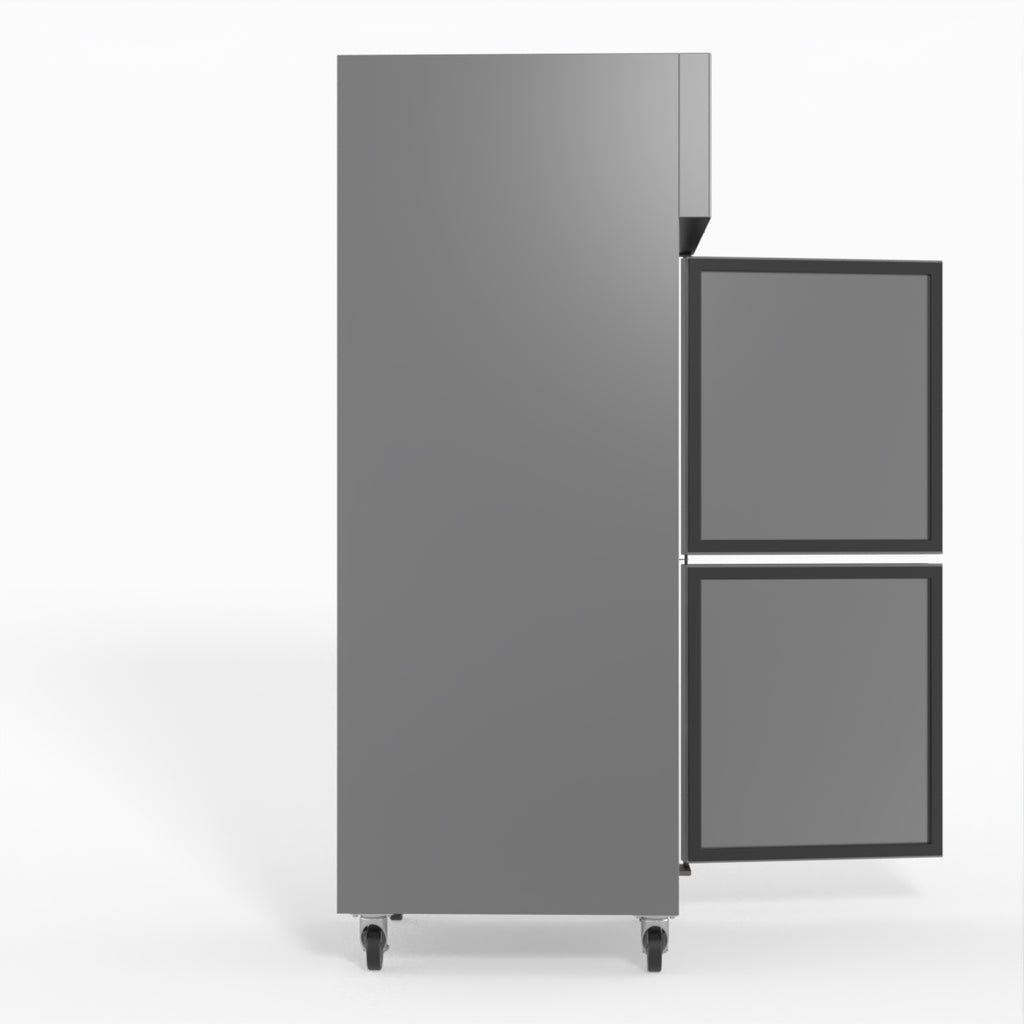 S/S Two Door Upright Fridge - FED-X XURC600S1V