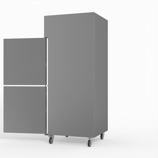 S/S Two Door Upright Fridge - FED-X XURC650S1V