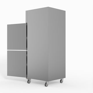 S/S Two Door Upright Fridge - FED-X XURC650S1V