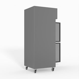 S/S Two Door Upright Fridge - FED-X XURC650S1V