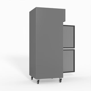 S/S Two Door Upright Fridge - FED-X XURC650S1V