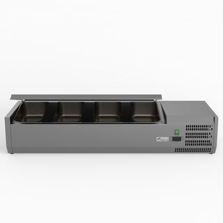 Salad Bench With Stainless Steel Lid - FED-X XVRX1200/380S