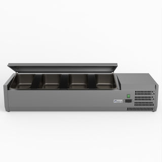 Salad Bench With Stainless Steel Lid - FED-X XVRX1200/380S