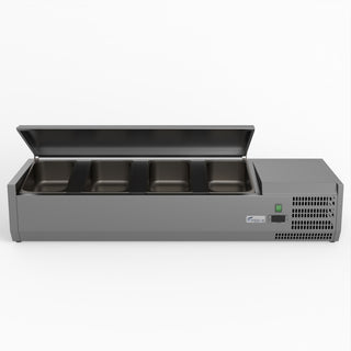 Salad Bench With Stainless Steel Lid - FED-X XVRX1200/380S