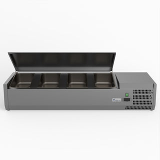 Salad Bench With Stainless Steel Lid - FED-X XVRX1200/380S