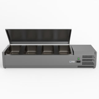 Salad Bench With Stainless Steel Lid - FED-X XVRX1200/380S