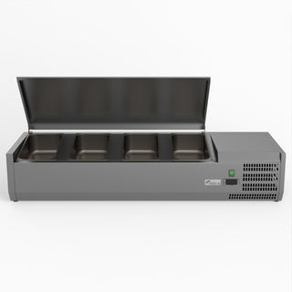 Salad Bench With Stainless Steel Lid - FED-X XVRX1200/380S