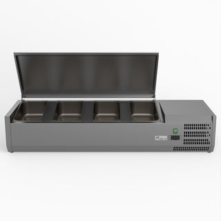 Salad Bench With Stainless Steel Lid - FED-X XVRX1200/380S