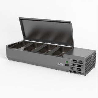 Salad Bench With Stainless Steel Lid - FED-X XVRX1200/380S