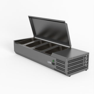 Salad Bench With Stainless Steel Lid - FED-X XVRX1200/380S