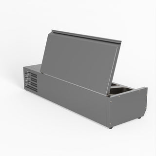 Salad Bench With Stainless Steel Lid - FED-X XVRX1200/380S