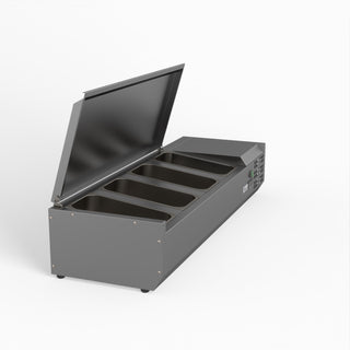 Salad Bench With Stainless Steel Lid - FED-X XVRX1200/380S