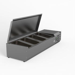 Salad Bench With Stainless Steel Lid - FED-X XVRX1200/380S