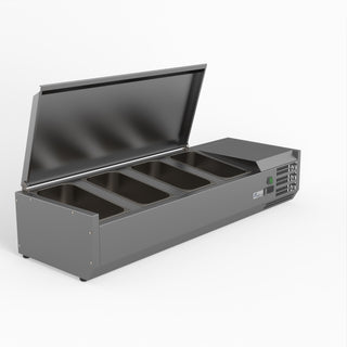 Salad Bench With Stainless Steel Lid - FED-X XVRX1200/380S