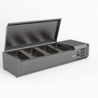 Salad Bench With Stainless Steel Lid - FED-X XVRX1200/380S