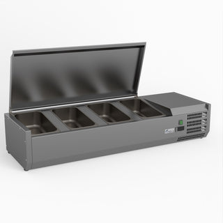 Salad Bench With Stainless Steel Lid - FED-X XVRX1200/380S