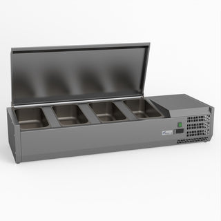 Salad Bench With Stainless Steel Lid - FED-X XVRX1200/380S