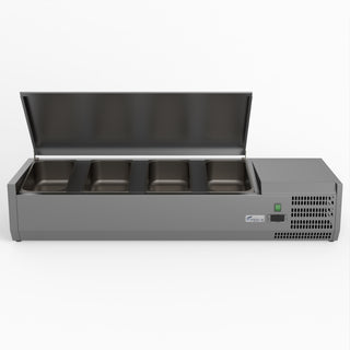 Salad Bench With Stainless Steel Lid - FED-X XVRX1200/380S