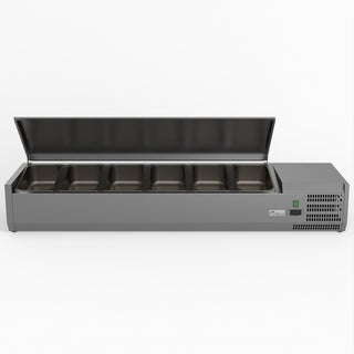 Salad Bench With Stainless Steel Lid - FED-X XVRX1500/380S