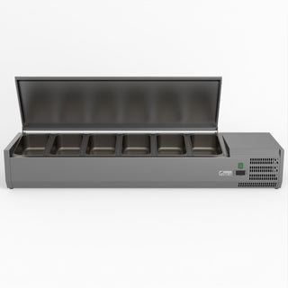 Salad Bench With Stainless Steel Lid - FED-X XVRX1500/380S