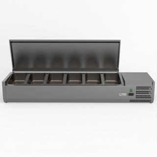 Salad Bench With Stainless Steel Lid - FED-X XVRX1500/380S