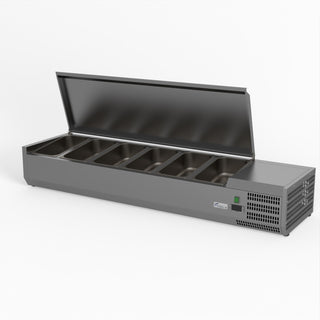 Salad Bench With Stainless Steel Lid - FED-X XVRX1500/380S