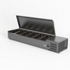 Salad Bench With Stainless Steel Lid - FED-X XVRX1500/380S