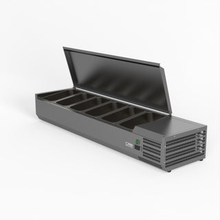 Salad Bench With Stainless Steel Lid - FED-X XVRX1500/380S