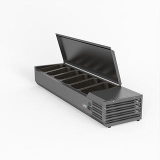 Salad Bench With Stainless Steel Lid - FED-X XVRX1500/380S