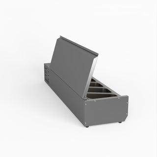 Salad Bench With Stainless Steel Lid - FED-X XVRX1500/380S