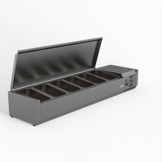 Salad Bench With Stainless Steel Lid - FED-X XVRX1500/380S