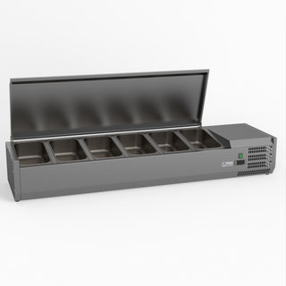 Salad Bench With Stainless Steel Lid - FED-X XVRX1500/380S