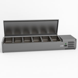 Salad Bench With Stainless Steel Lid - FED-X XVRX1500/380S